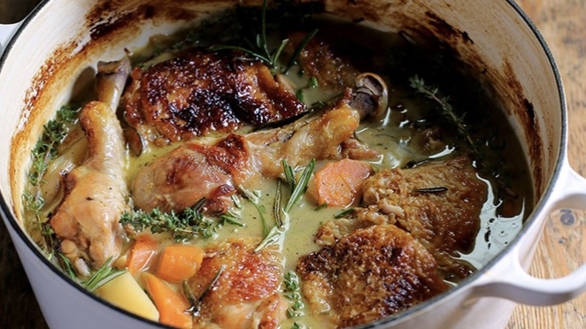 Lemon and chicken casserole