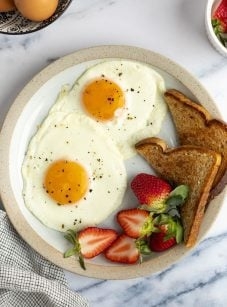 Sunny side up eggs