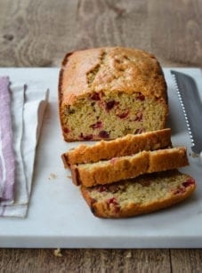 Cranberry orange bread
