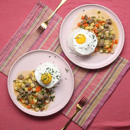 Shila’s grandmother’s picante de carne