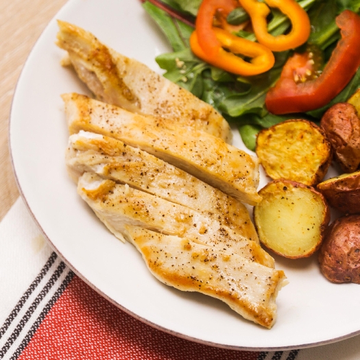 Skillet chicken breasts