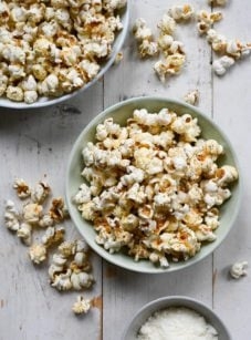 Crazy good spicy italian popcorn