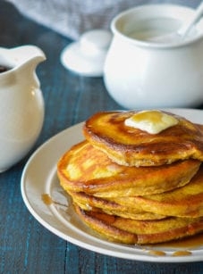Pumpkin pancakes