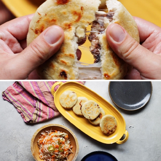 Classic bean and cheese pupusas