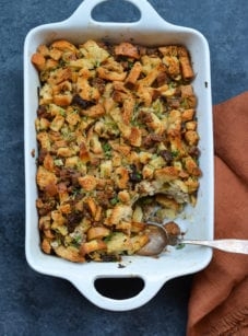 Easy sausage & herb stuffing recipe