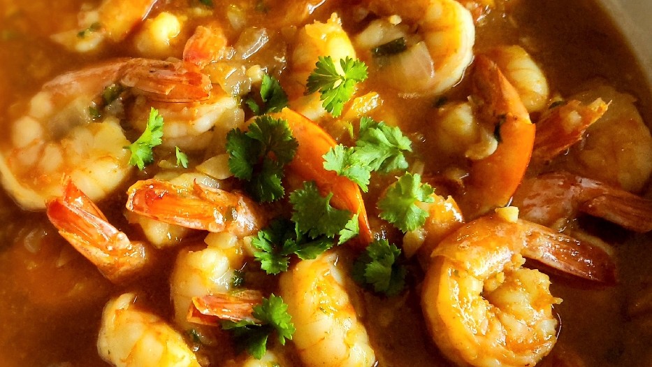 Sweet and salty shrimp