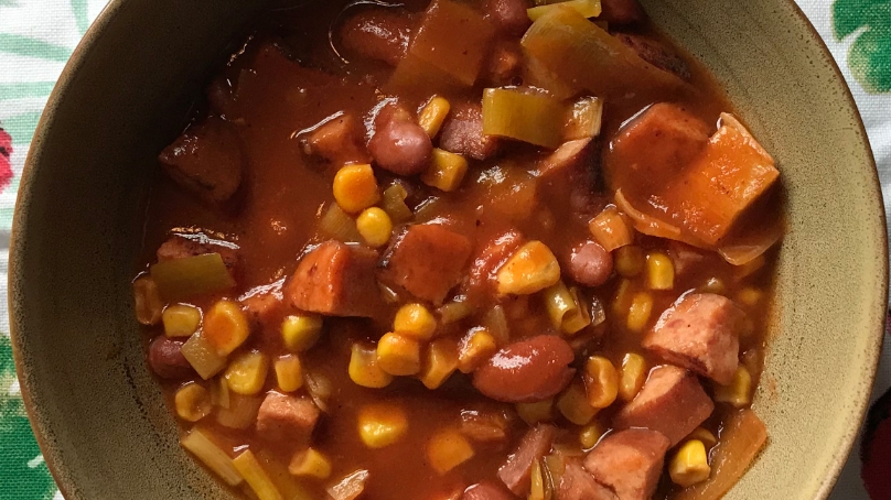 Get in my belly sausage soup