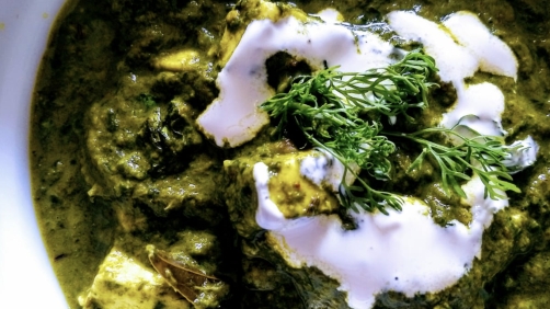 The perfect palak paneer