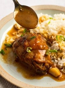 Filipino chicken adobo