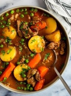 Lamb stew with vegetables