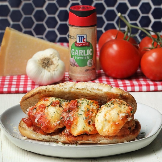 Chicken parmesan meatball sub
