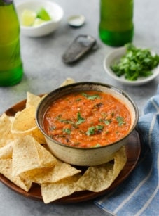 Roasted tomato salsa