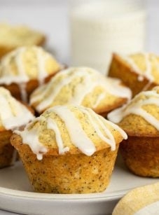 Lemon poppy seed muffins