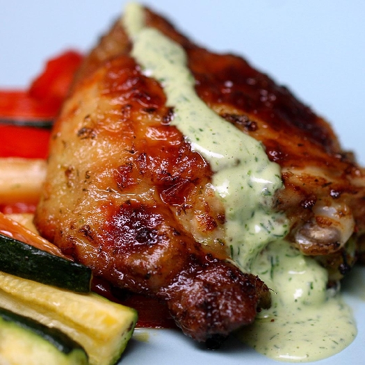 Green goddess chicken