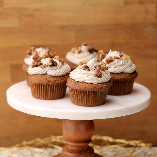 Carrot latte cupcakes