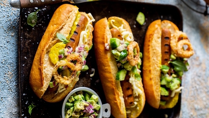 Loaded hot dogs