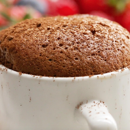 Chocolate espresso soufflés