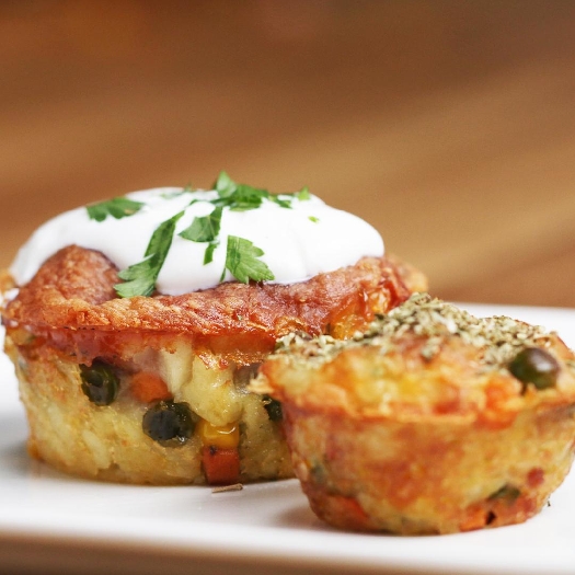 Potato cups for you and your cat