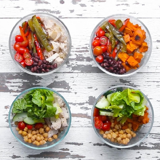 Mix and match meal prep