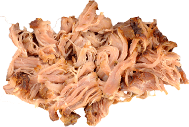 Homemade or prepared pulled pork