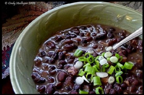 Black Bean Soup - Cindy Style