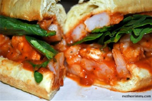 Make It Quick Italian Shrimp Rolls