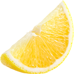 lemon wedge