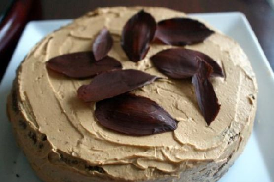 Chocolate Cake with Coffee Marscarpone Icing