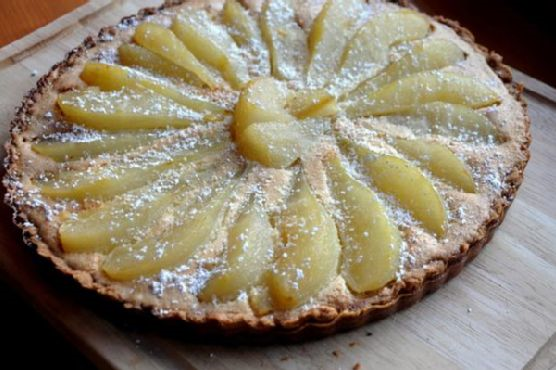 Poached Pear and Brown Butter Tart