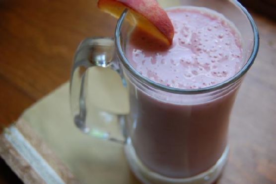 Raspberry White Peach Smoothie