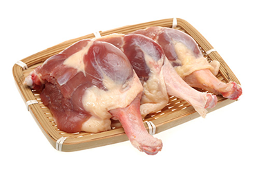 Slow cooked duck leg confit