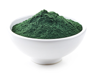 Blue spirulina powder