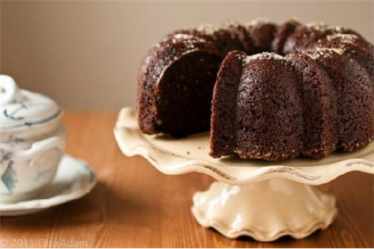 Chocolate Asparagus Bundt Cake