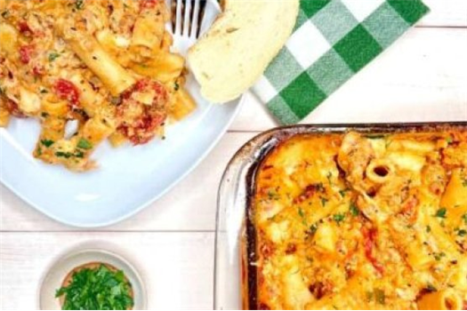 Baked Ziti with Ricotta and Italian Sausage