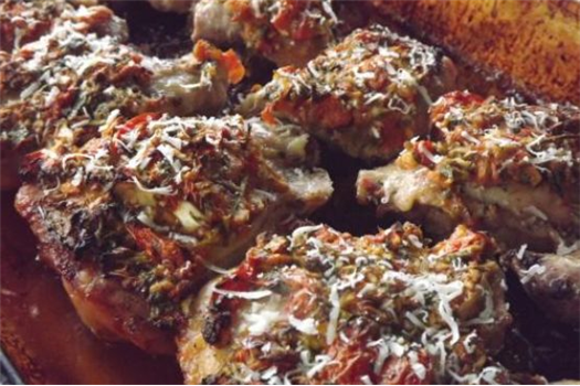 Italian Style Baked Chicken Thighs