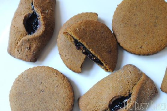 Sweet and Spicy Blueberry Molasses Jam Cookies (Gluten Free Too!)