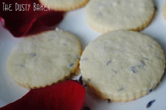 Rosewater Lavender Shortbread