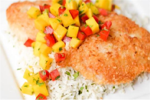 Coconut Crusted Rockfish