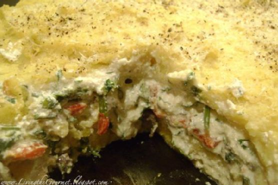 Baked Polenta With Ricotta Cheese