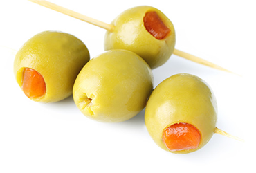 Stuffed green olives