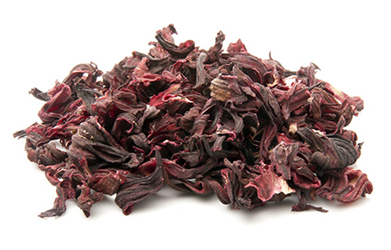 Dried hibiscus flowers