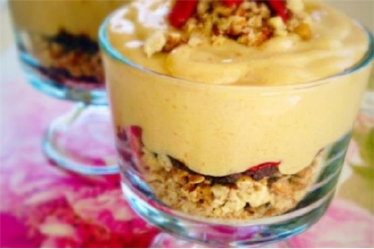 Persimmons Tofu Parfait