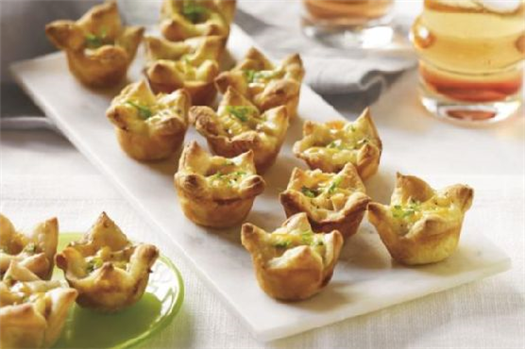 Turkey and Brie Puff Pastry Bites