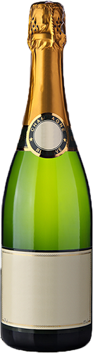 Dry sparkling wine or champagne