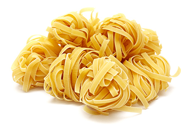 Nests of tagliatelle noodles (about 3 ounces total)