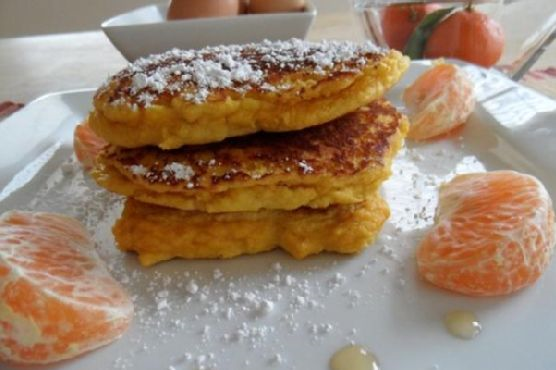 Fluffy Citrus Coconut Pancakes