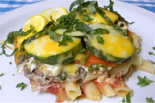 Beef and Vegetable Penne Casserole