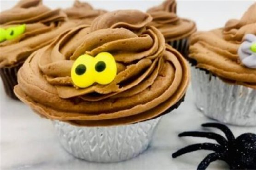 Boo-tifully Delicious Triple Chocolate Cupcakes