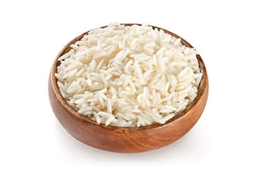 cooked long grain white rice