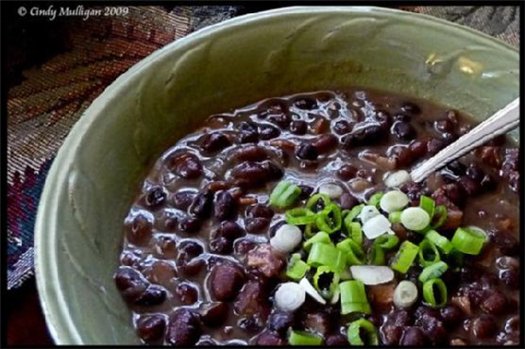 Black Bean Soup - Cindy Style